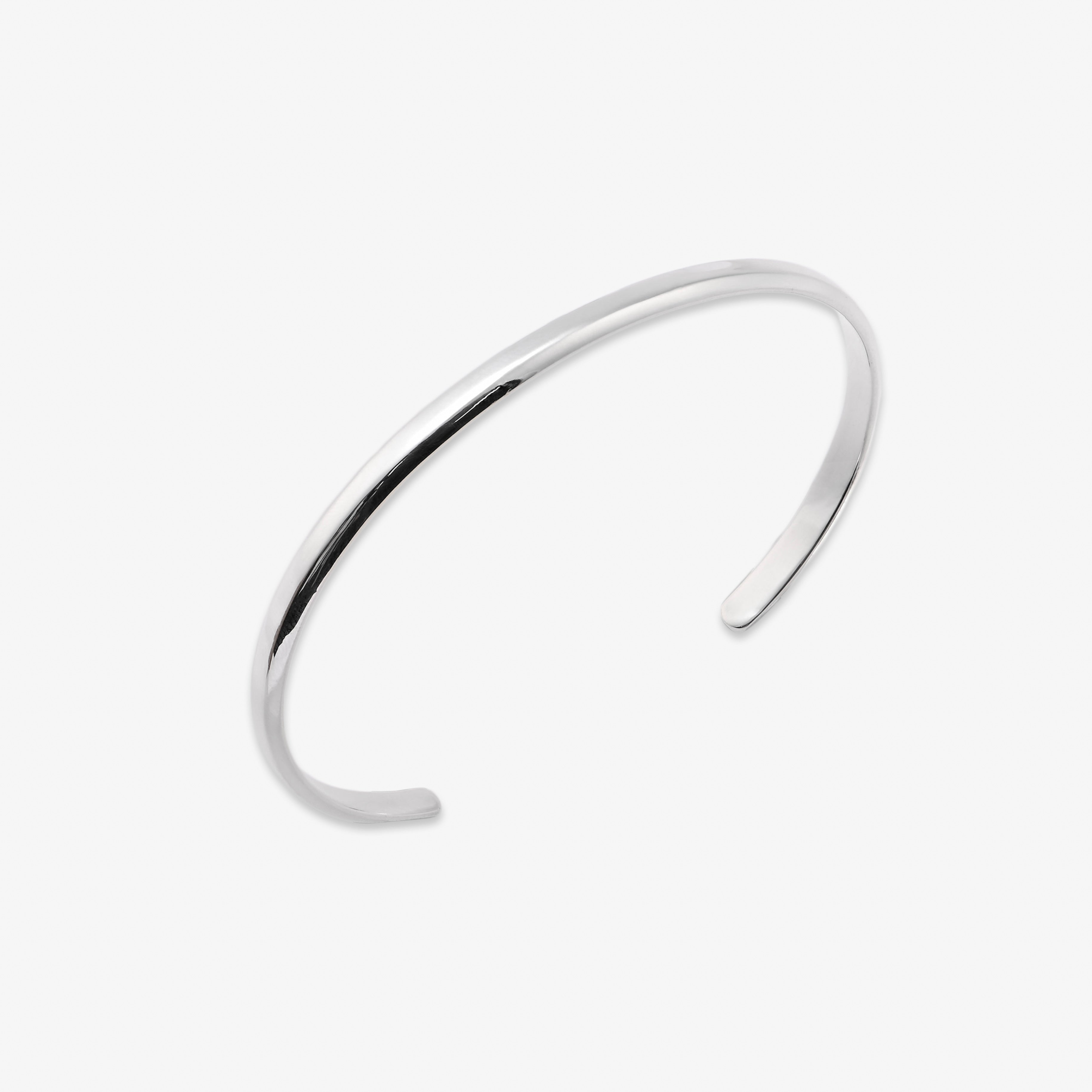 authentic bangle slim silver