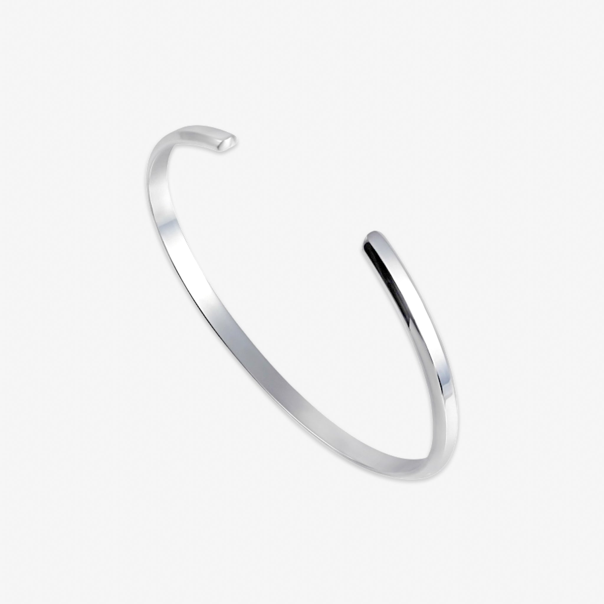 authentic bangle slim silver