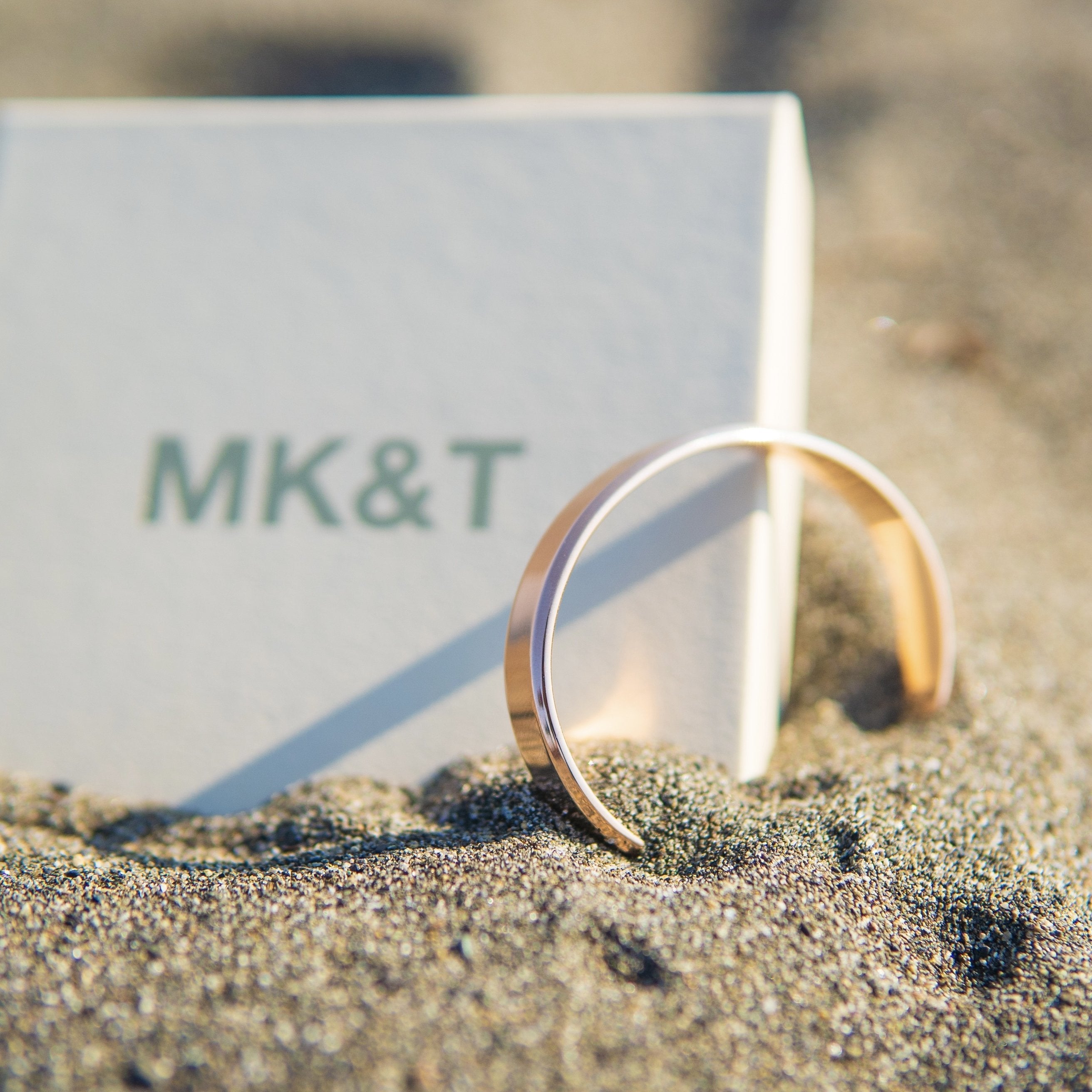 オーセンティック バングル ローズゴールド - MK&T