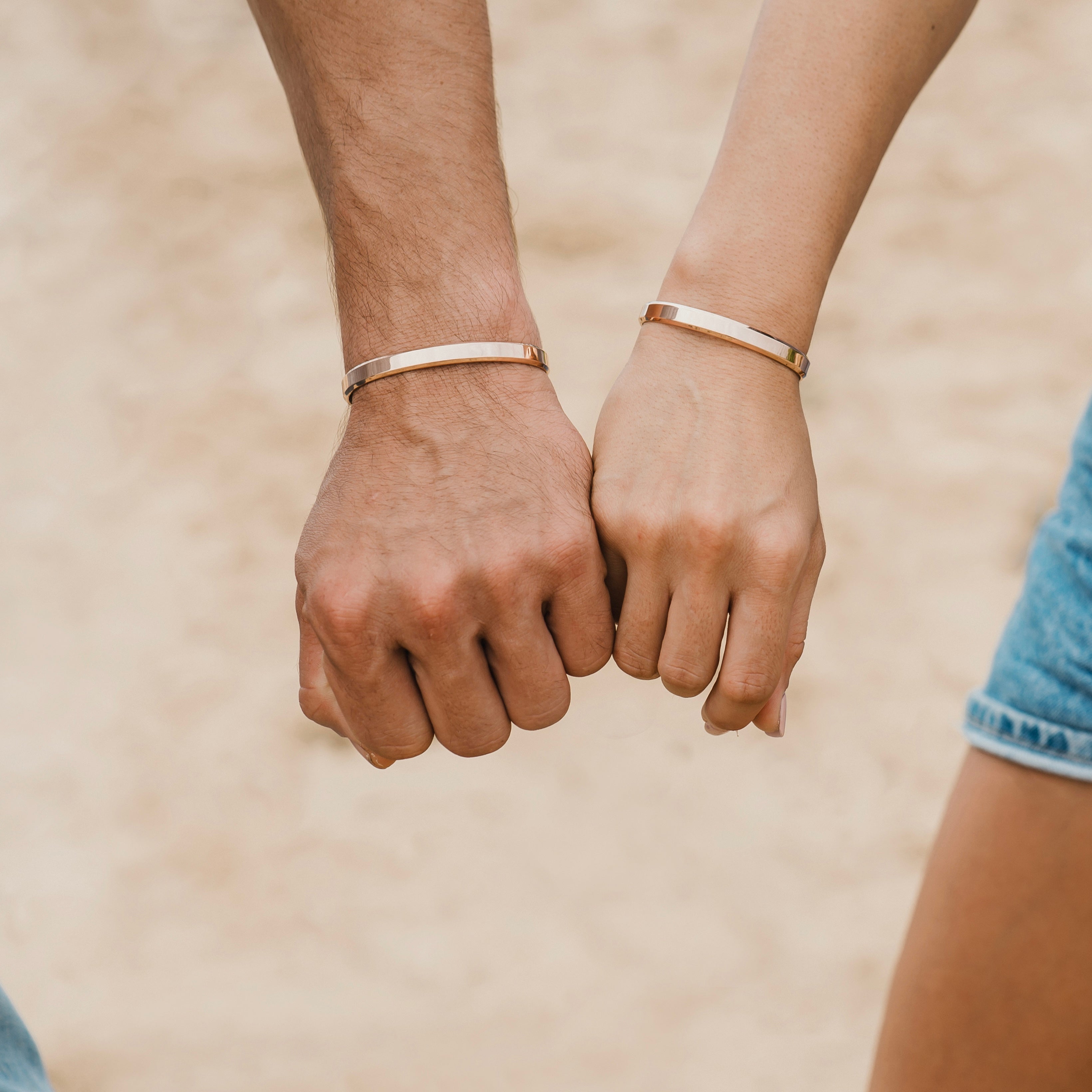 オーセンティック バングル ローズゴールド - MK&T