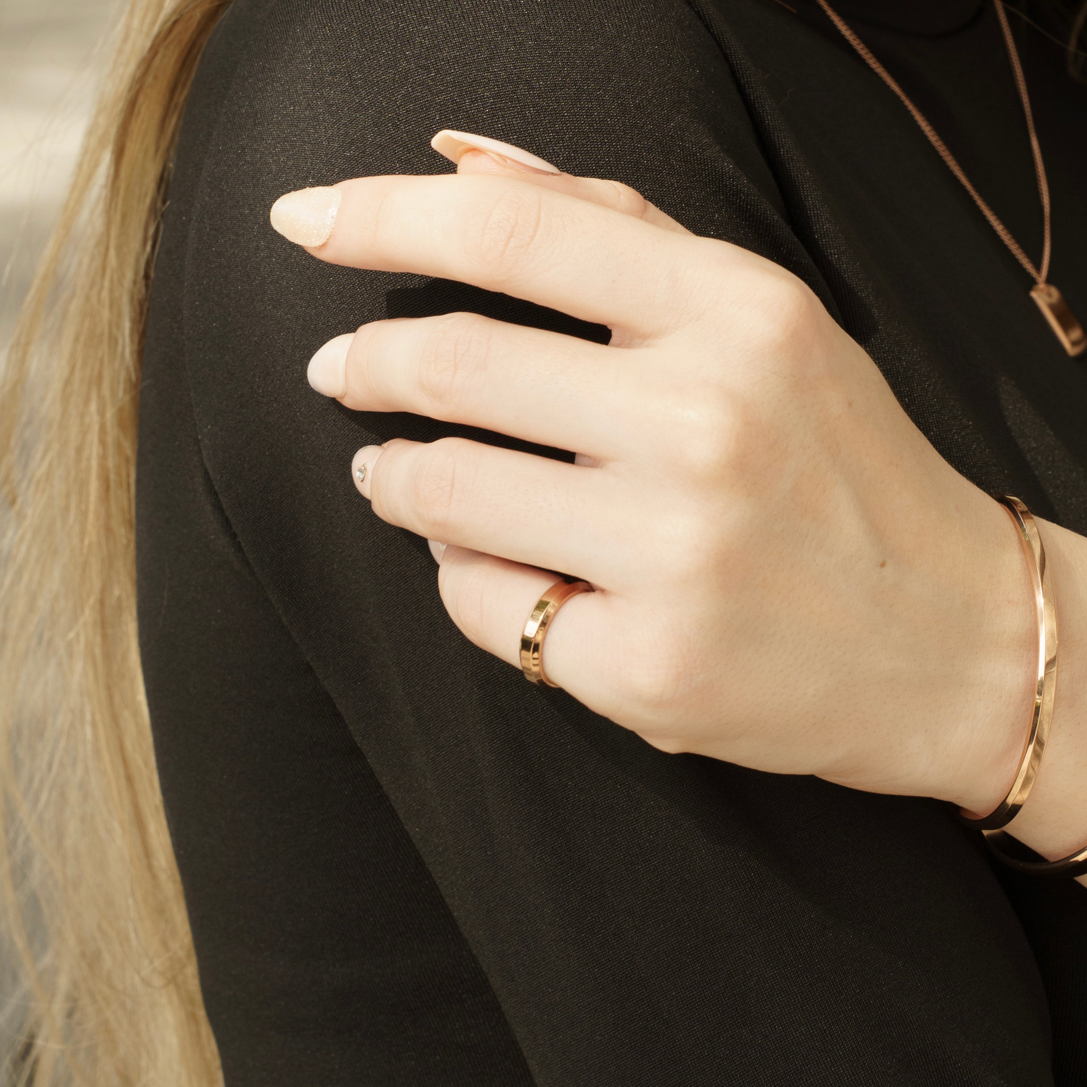 オーセンティック リング ローズゴールド - MK&T