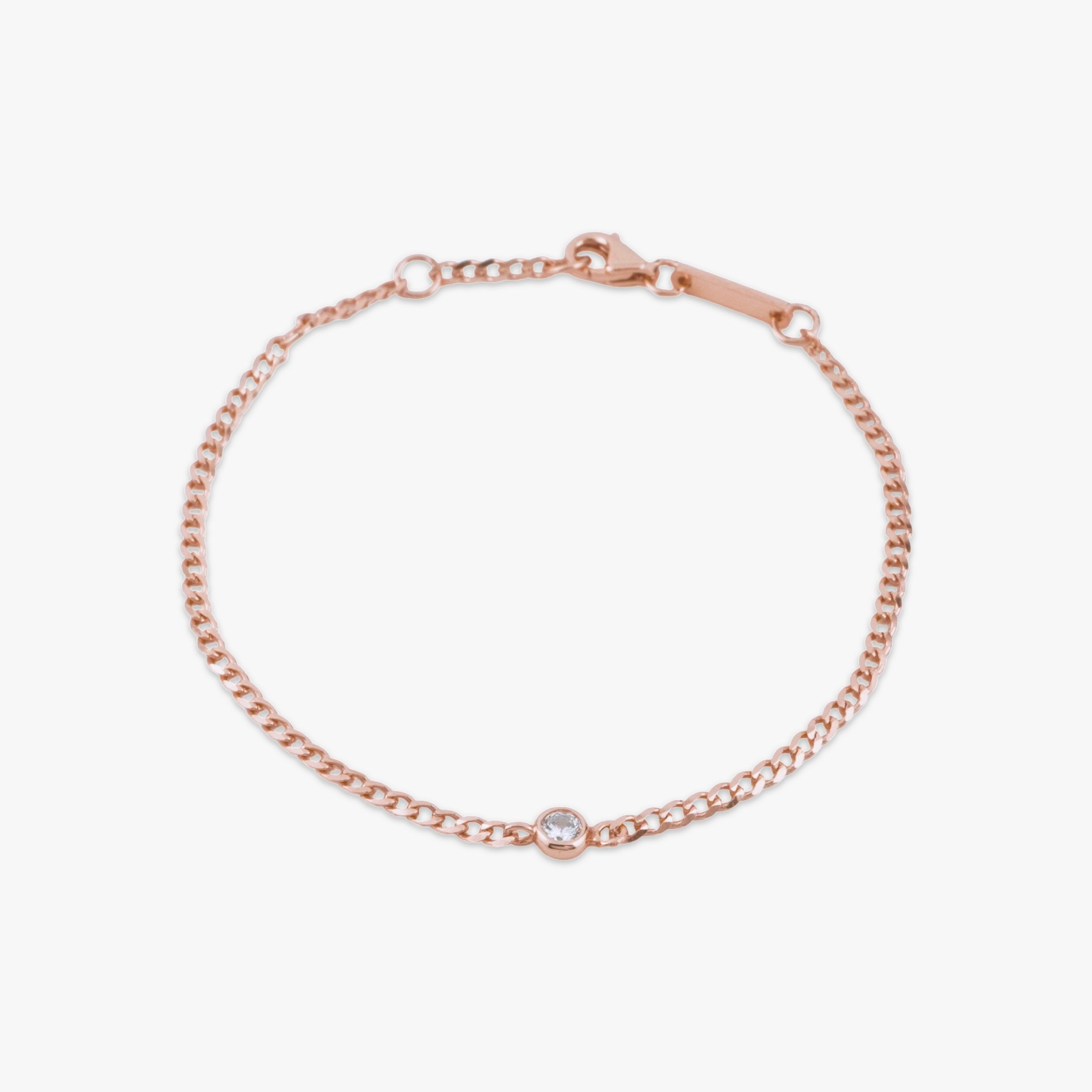 クリスタル チェーン ブレスレット - MK&T