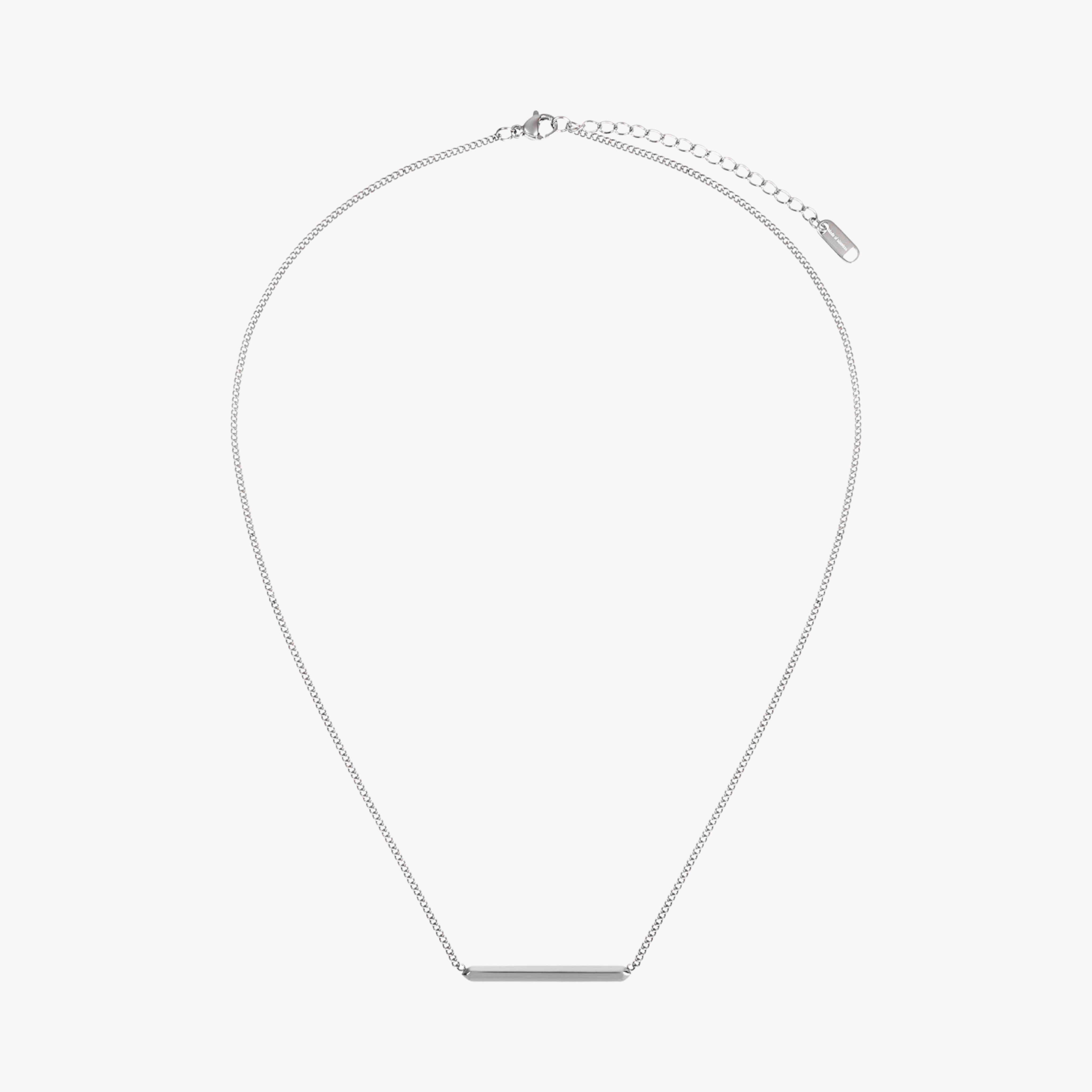 ヘキサバー ネックレス シルバー - MK&T