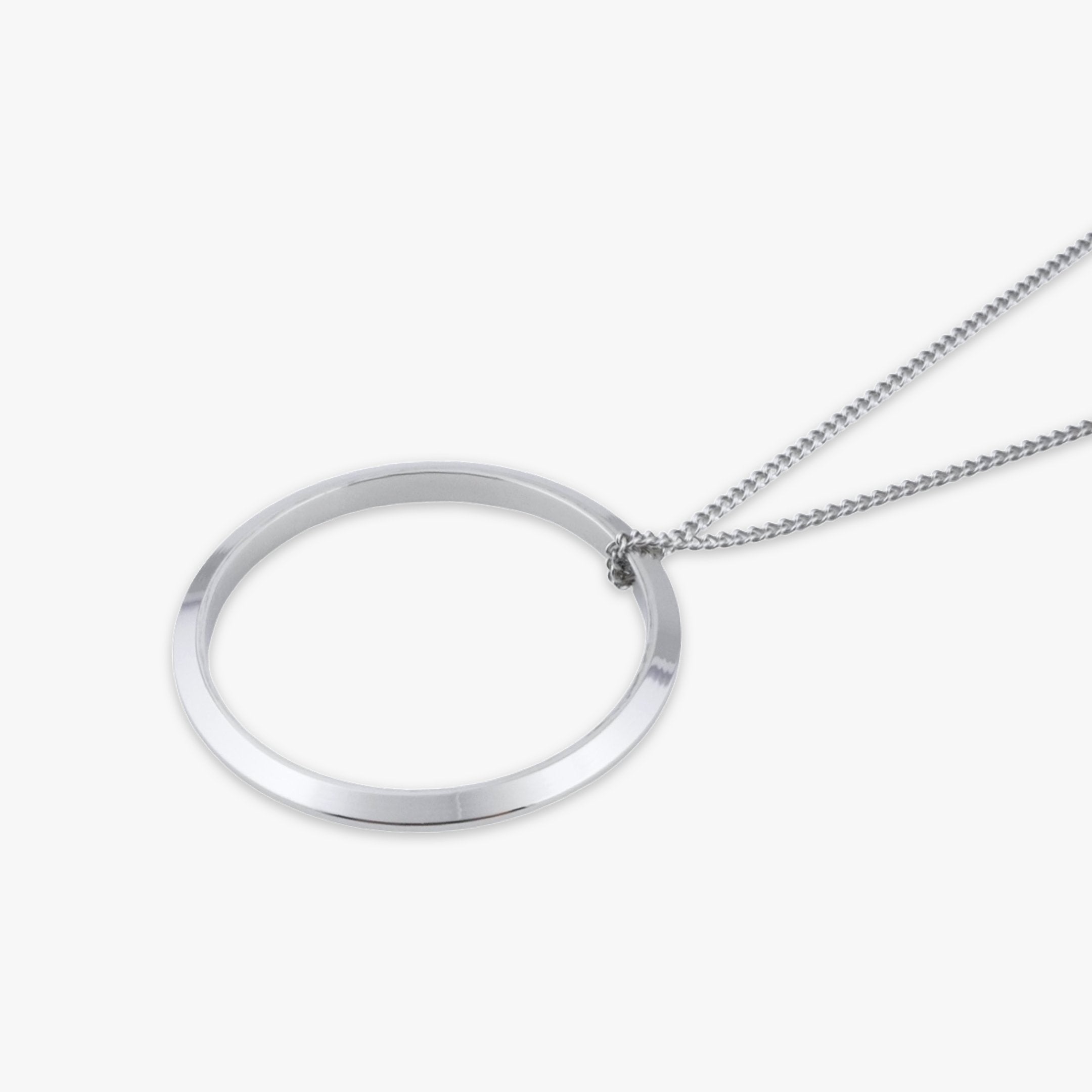 オープン サークル ペンダント シルバー - MK&T