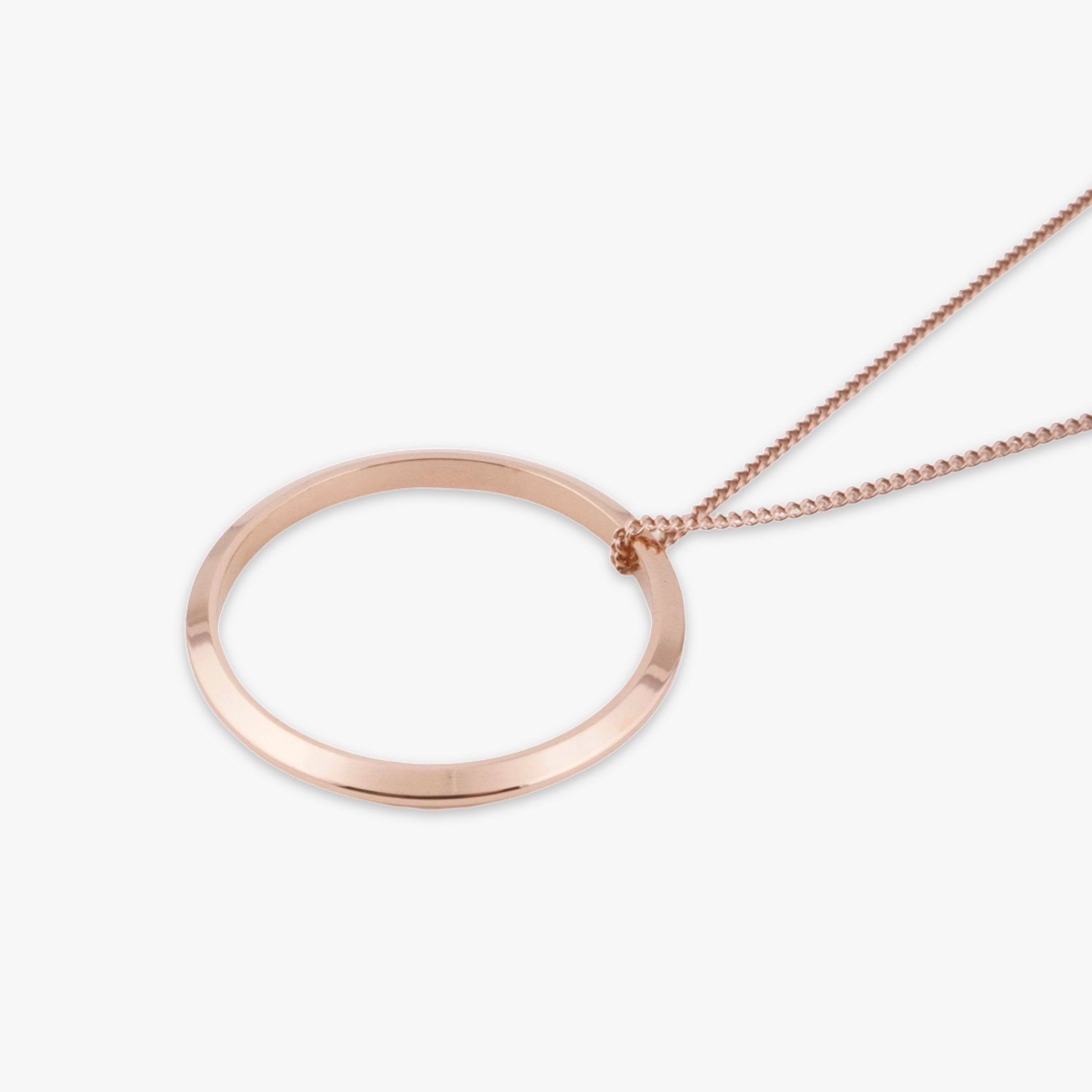 オープン サークル ペンダント ローズゴールド - MK&T