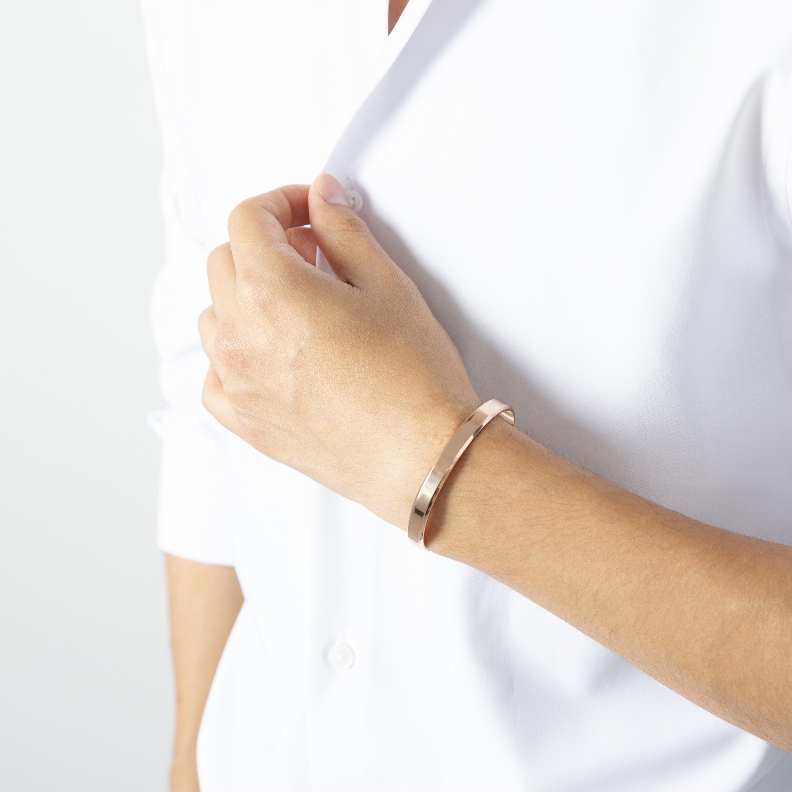 オーセンティック バングル ローズゴールド - MK&T