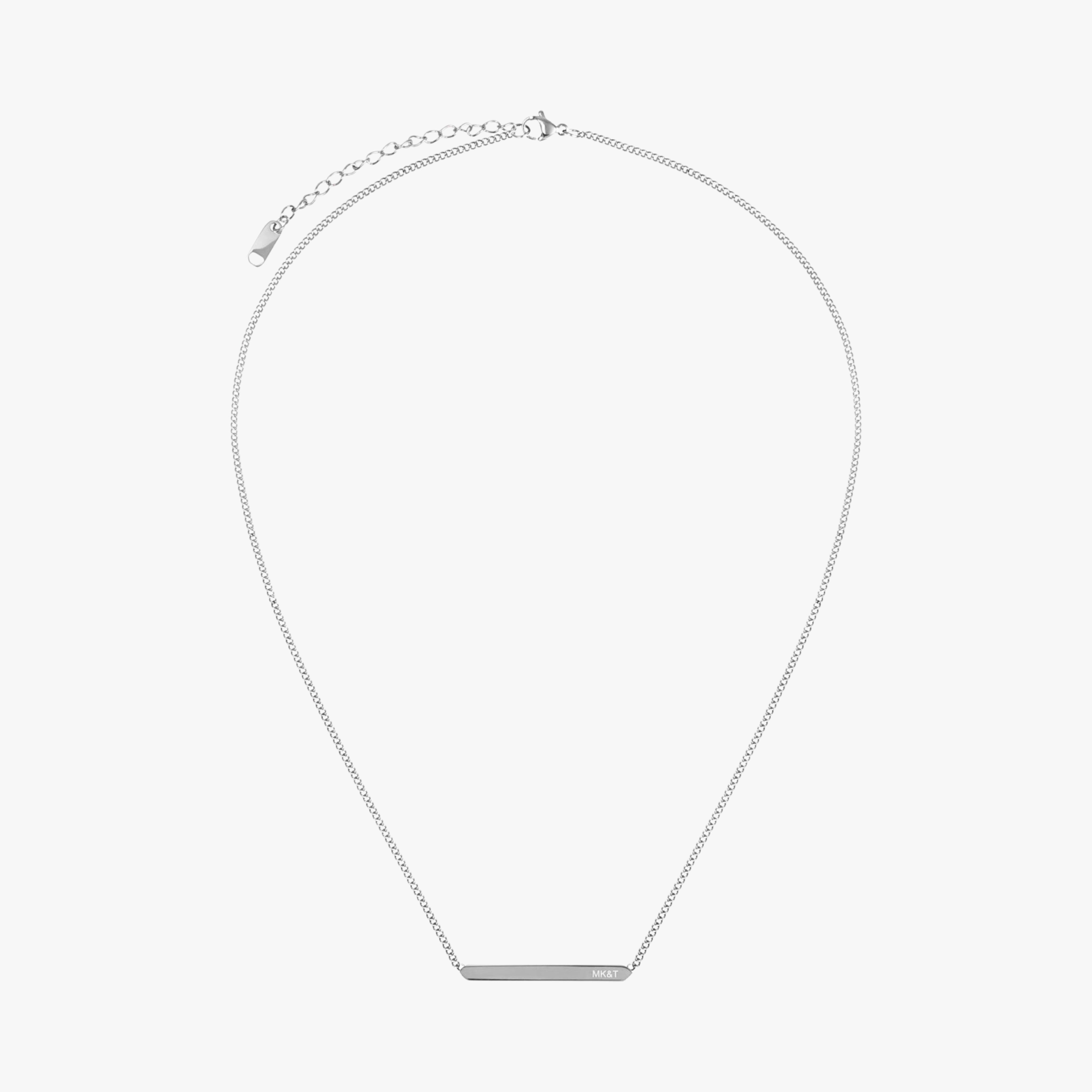 ヘキサバー ネックレス シルバー - MK&T