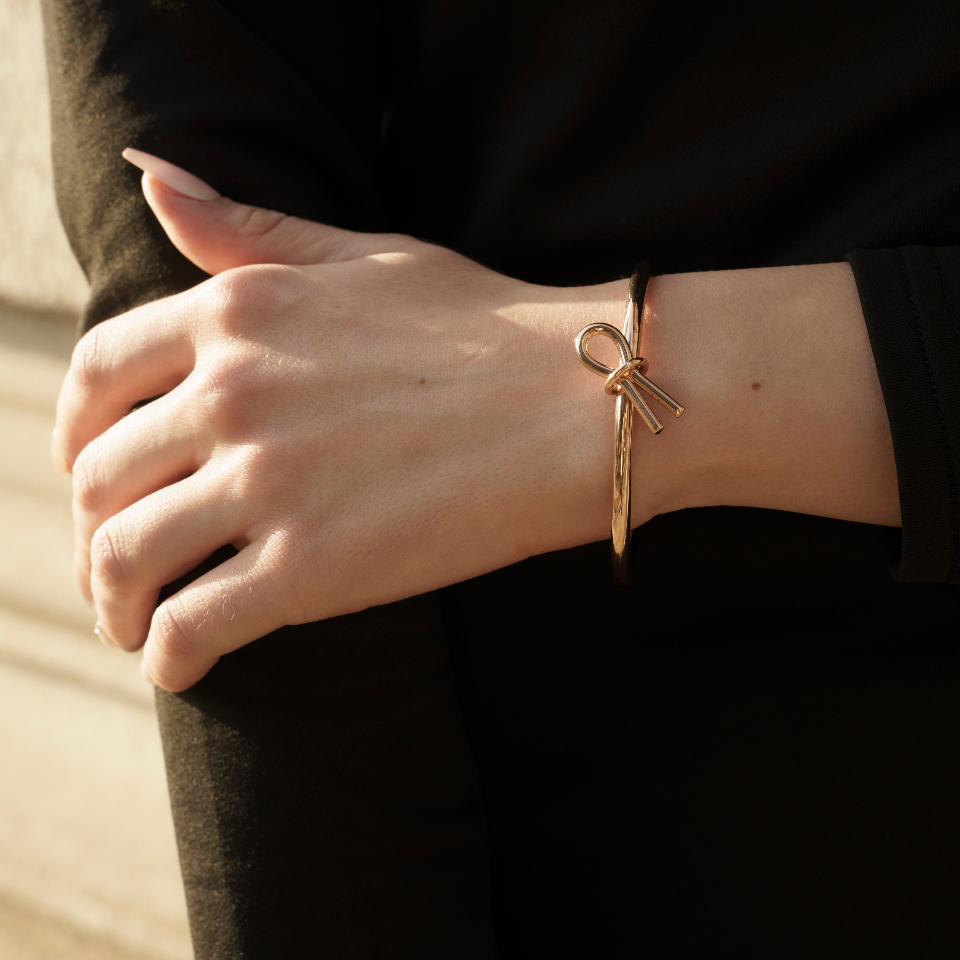 アイコン ノット ブレスレット ローズゴールド - MK&T