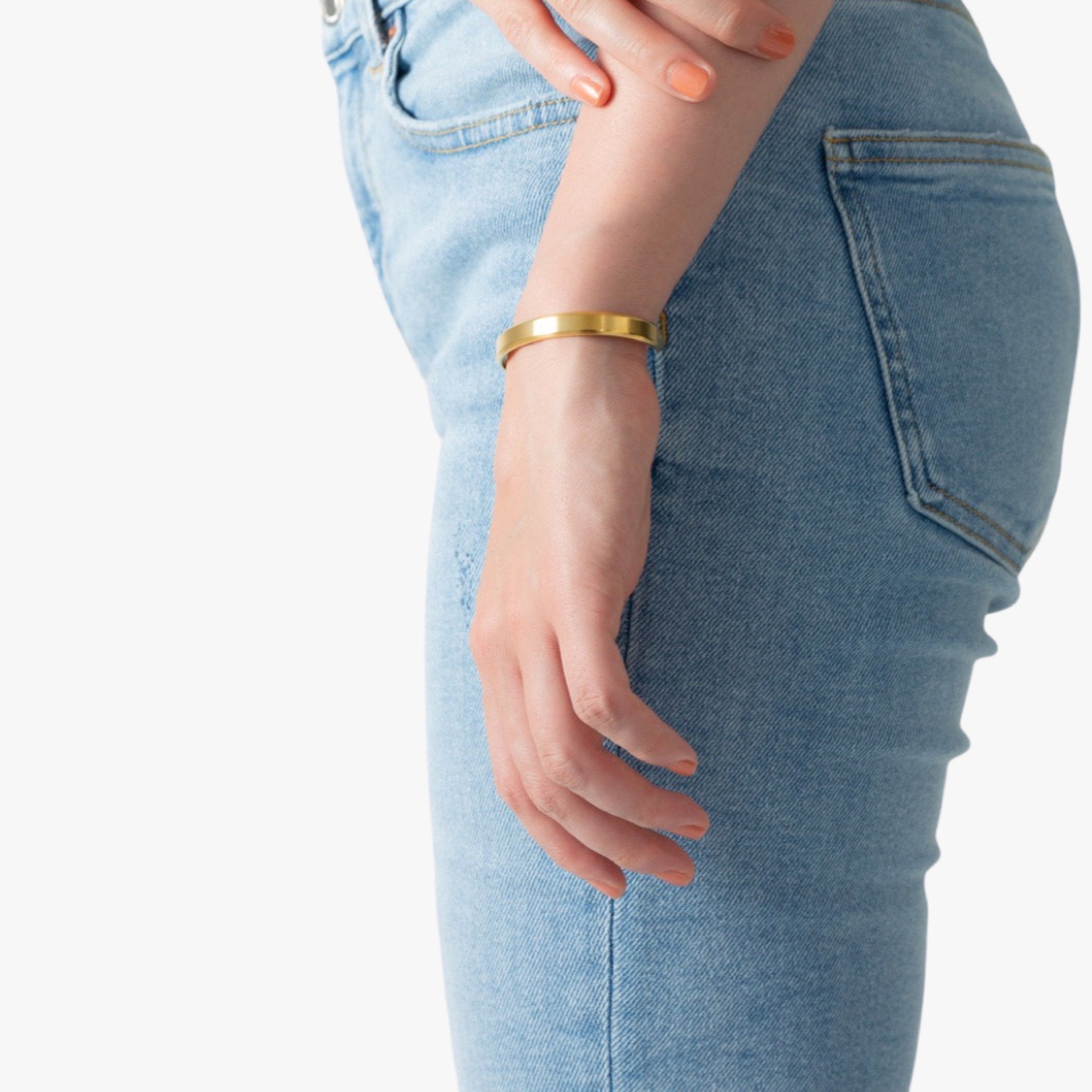 オーセンティック バングル マット ゴールド - MK&T