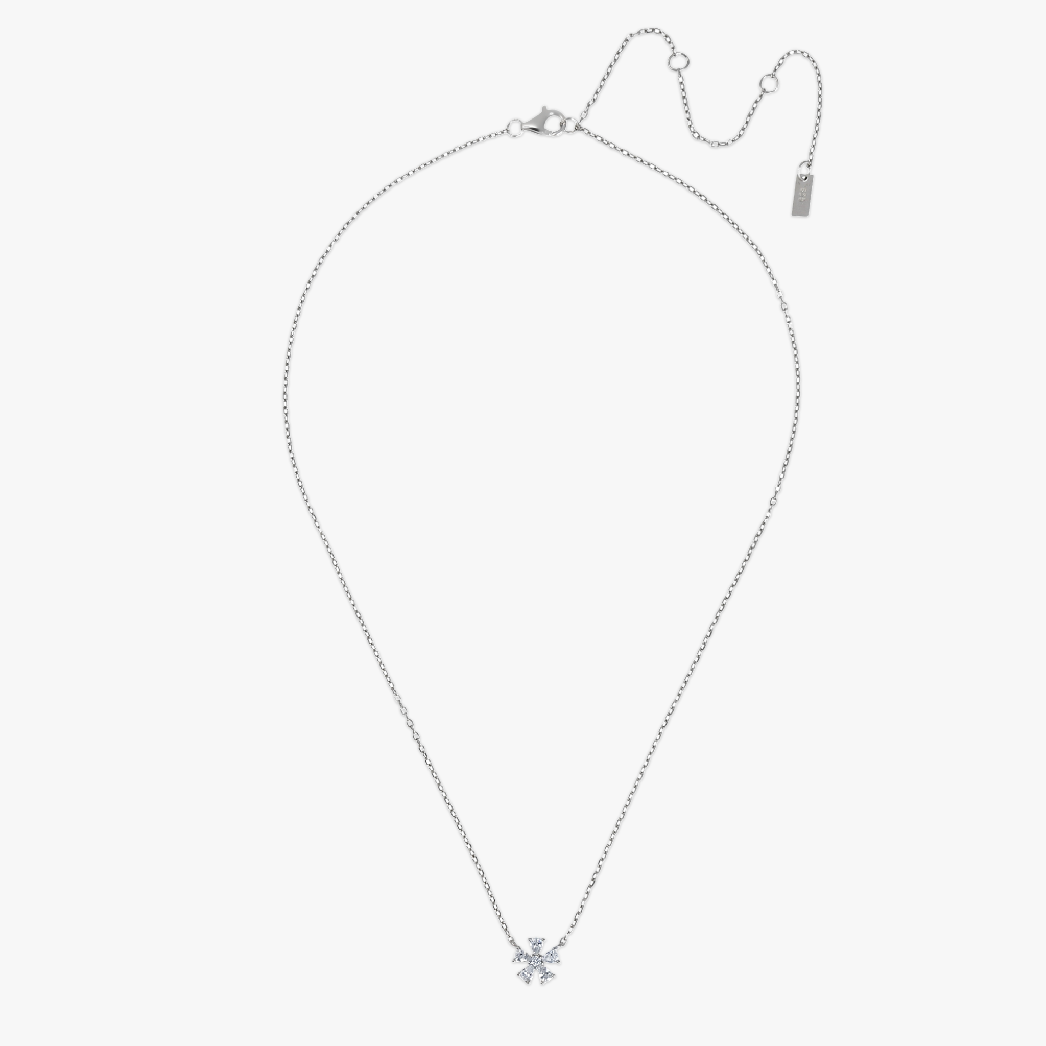 クリスタル フローラ ネックレス