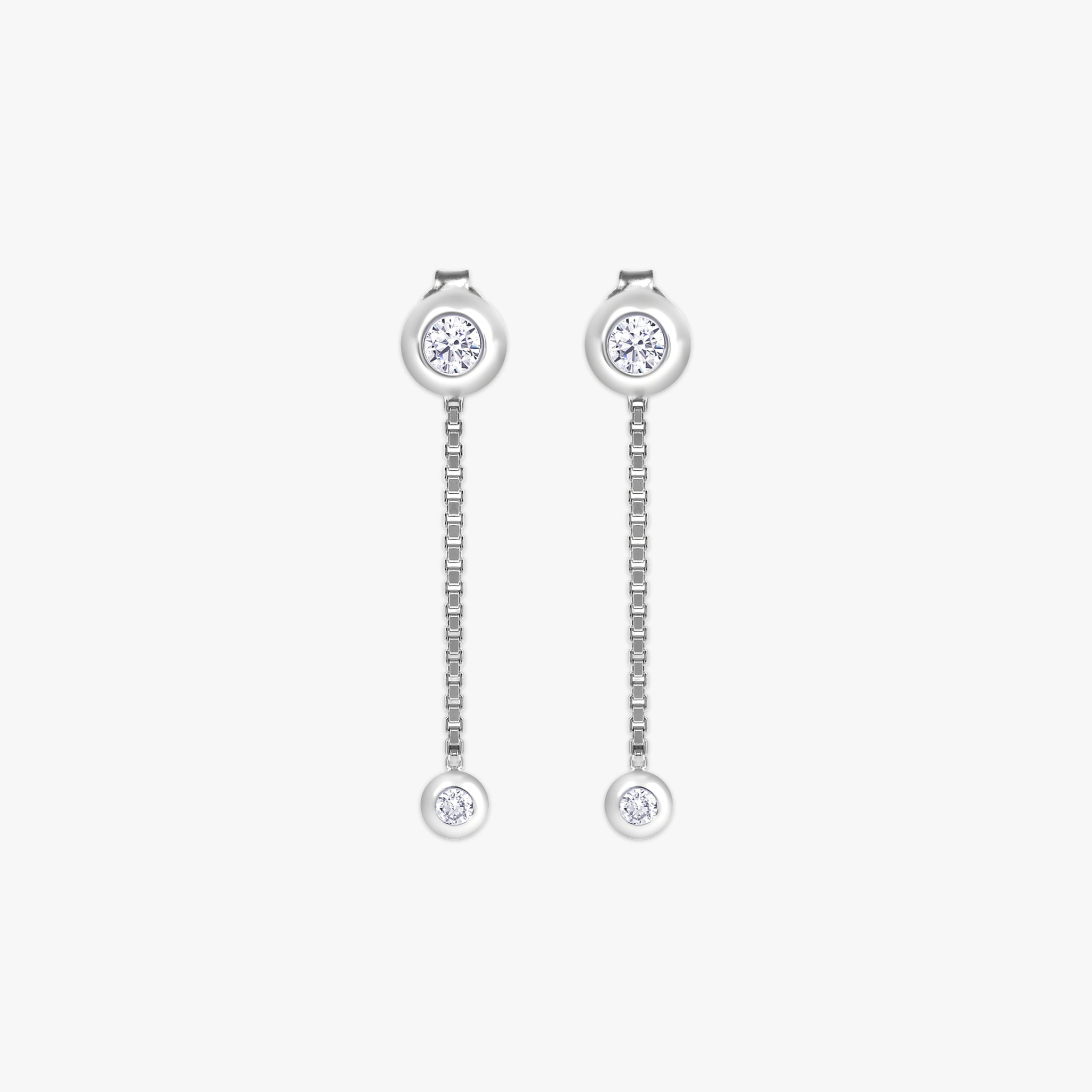 クリスタル リンク ピアス
