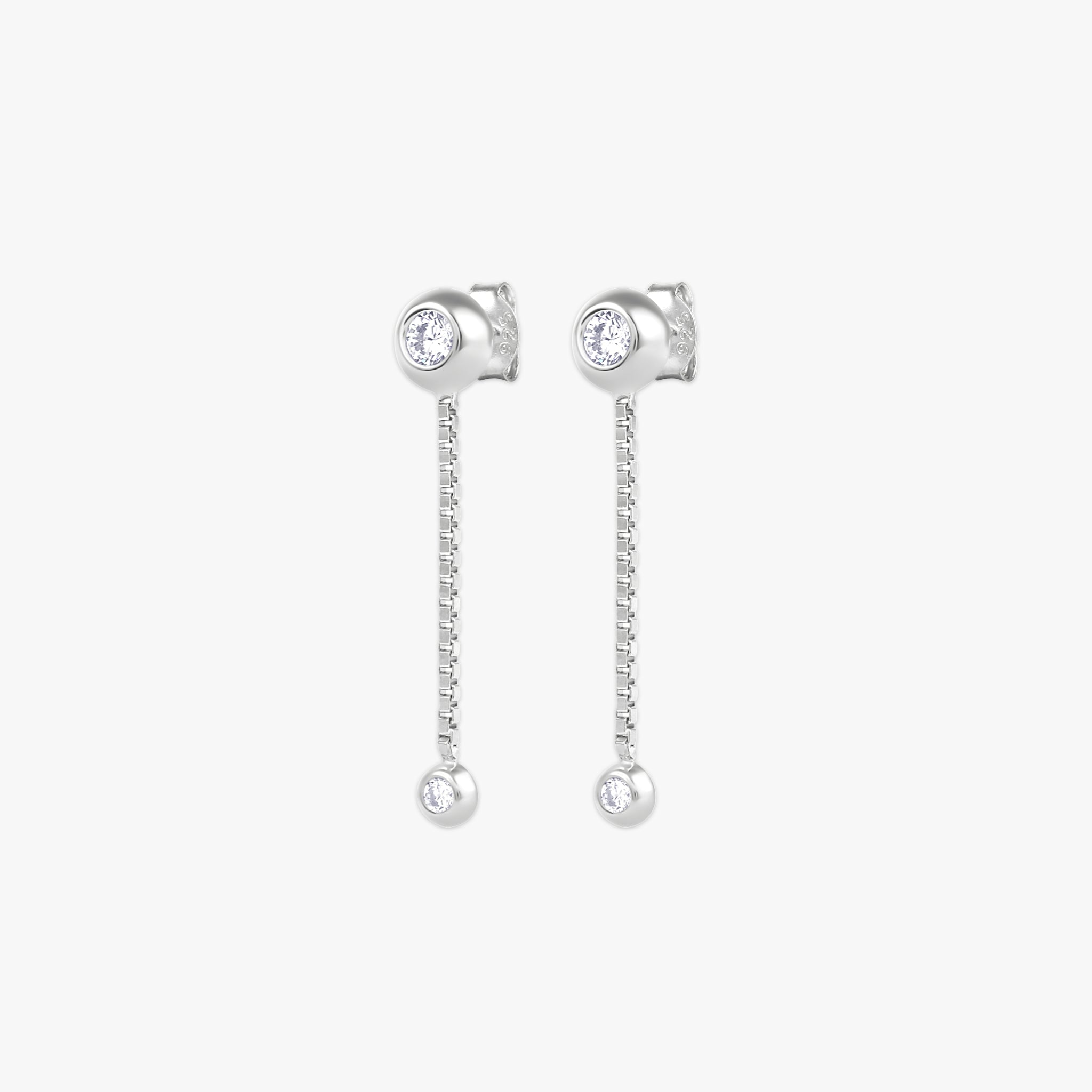クリスタル リンク ピアス