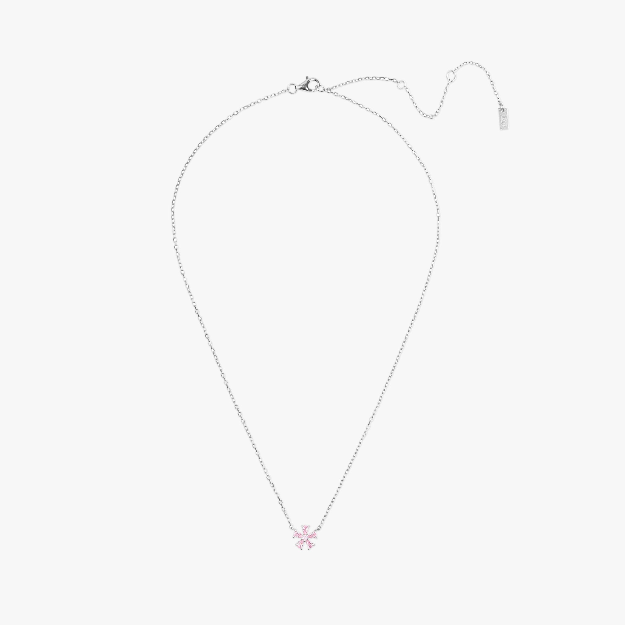 クリスタル フローラ ネックレス ブロッサムピンク